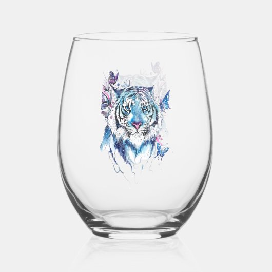 Verre À Vin Sans Pied Tigre (Recto)
