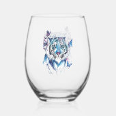 Verre À Vin Sans Pied Tigre (Verso)