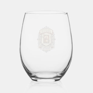 Verre À Vin Sans Pied Timbre vintage Jésus Timbre vintage Jésus