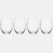 Verre À Vin Sans Pied TM Lotus Flower Vins Stemless (Gauche)