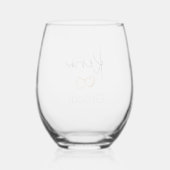 Verre À Vin Sans Pied Toilettage Chic (Verso)