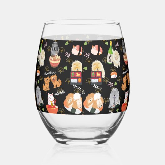 Verre À Vin Sans Pied TOKYO CHOWTIME Chow (Droite)