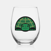 Verre À Vin Sans Pied Tortoise/Turtle Glass (Recto)
