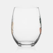 Verre À Vin Sans Pied Toujours être positif violet jaune (Gauche)