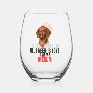 Verre À Vin Sans Pied Tout ce dont j'ai besoin, c'est d'amour et de mon