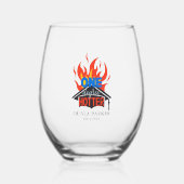 Verre À Vin Sans Pied Un diplôme Hotter Graduation Keepsaké (Recto)