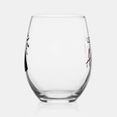 Verre À Vin Sans Pied Vampire Reine Halloween (Droite)