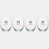 Verre À Vin Sans Pied Vaso: Diseño Digital Mara (Recto)