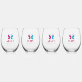 Verre À Vin Sans Pied Vaso: Diseño Digital Mara (Dos)