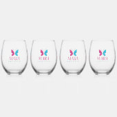 Verre À Vin Sans Pied Vaso: Diseño Digital Mara (Gauche)