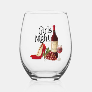 Verre À Vin Sans Pied Verre de vin sans pierre de nuit pour filles