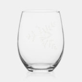 Verre À Vin Sans Pied vert printemps (Verso)