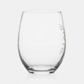 Verre À Vin Sans Pied vert printemps (Droite)