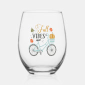 Verre À Vin Sans Pied Vibes Automatiques À Vélo (Recto)