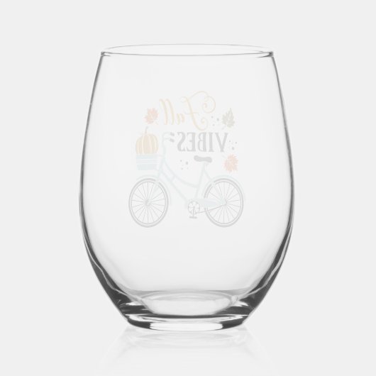 Verre À Vin Sans Pied Vibes Automatiques À Vélo (Verso)