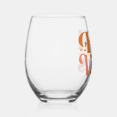 Verre À Vin Sans Pied Vibes d'automne (Droite)