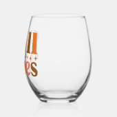 Verre À Vin Sans Pied Vibes d'automne (Gauche)