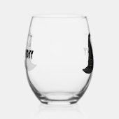 Verre À Vin Sans Pied Vibes de cuisine - Éffrayant et élégant | (Droite)