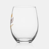 Verre À Vin Sans Pied Vibes d'épices citrouilles (Gauche)
