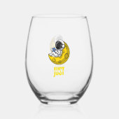 Verre À Vin Sans Pied Vibing in Space. (Recto)