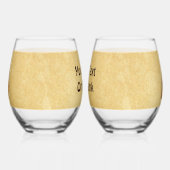 Verre À Vin Sans Pied Viking rustique (Gauche)