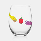Verre À Vin Sans Pied Vin (Recto)