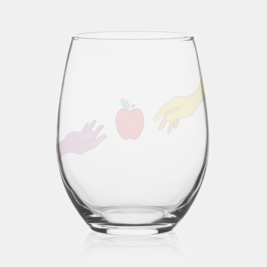 Verre À Vin Sans Pied Vin (Verso)