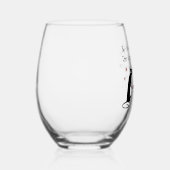 Verre À Vin Sans Pied Vin doit connaître Citation drôle avec chat (Droite)