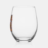 Verre À Vin Sans Pied Vin E initial éclairé (Gauche)