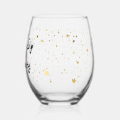 Verre À Vin Sans Pied Vin "Le Sip of Sanity de Maman" (Gauche)