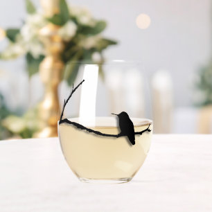 Verre À Vin Sans Pied Vin sans pierre - Colibri en Branche