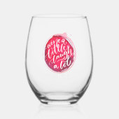 Verre À Vin Sans Pied Vin un peu (Recto)