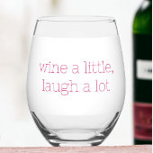 Verre À Vin Sans Pied Vin un peu rire un lot amusant