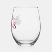 Verre À Vin Sans Pied Vino avant les voeux WIne Dégustation de la douche (Gauche)