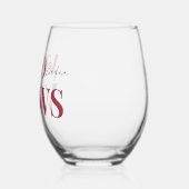 Verre À Vin Sans Pied Vino avant voeux WIne Dégustation de la mariée (Gauche)