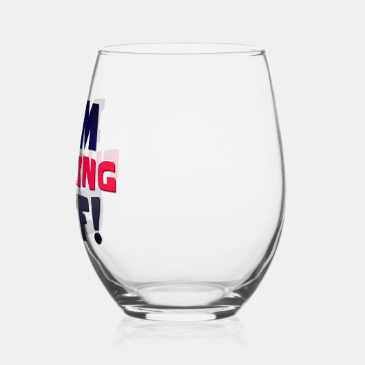 Verre À Vin Sans Pied Vins (Gauche)