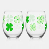 Verre À Vin Sans Pied Vins shamrock sans tache (Gauche)