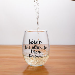 Verre À Vin Sans Pied Vivez l'ultime heure de sortie de maman
