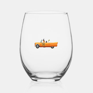 Verre À Vin Sans Pied voiture halloween