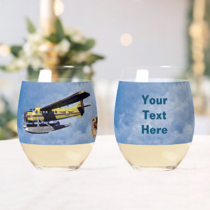 Verre À Vin Sans Pied Vol Moose Aviation de Havilland Otter