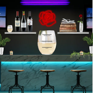 Verre À Vin Sans Pied "Vous ne pouvez pas m'obliger à m'attarder là-dess