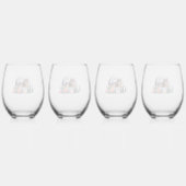 Verre À Vin Sans Pied Wolf27 : (Dos)