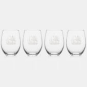 Verre À Vin Sans Pied Wolf32 : (Dos)