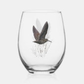 Verre À Vin Sans Pied Woodcock (Recto)