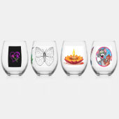 Verre à vin sans pierre (Dos)