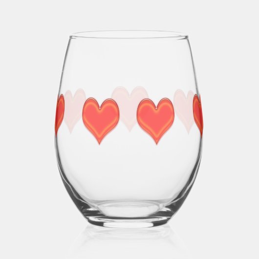 Verre à vin - Sept Coeurs (Droite)