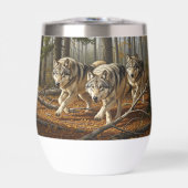 verre à vin thermique sans tige style loup 1 (Avant)