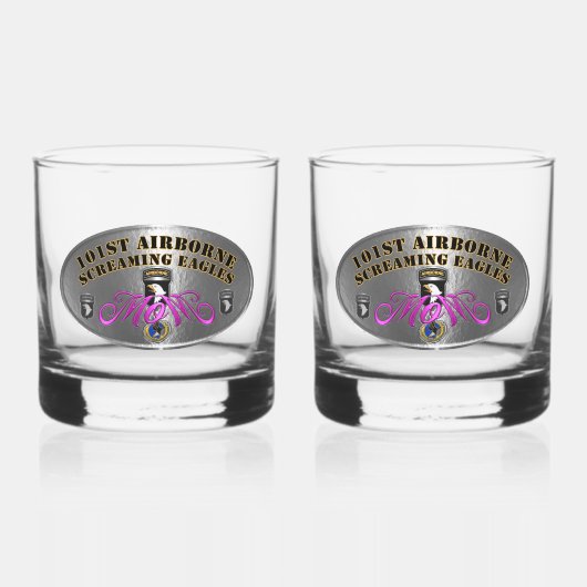 Verre À Whisky 101e division aéroportée MOM (Recto)