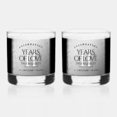 Verre À Whisky 11ème anniversaire de Mariage en acier (Recto)