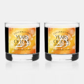 Verre À Whisky 23e anniversaire de Mariage de Topaz impérial (Recto)